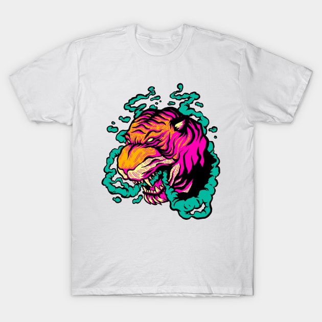 Tiger Style T-Shirt by McDuck Illustration